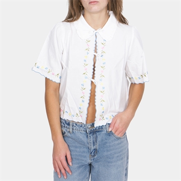 The New Society Hermione Blouse-Coconut